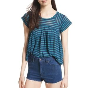 🆕 Free People JoJo top Navy